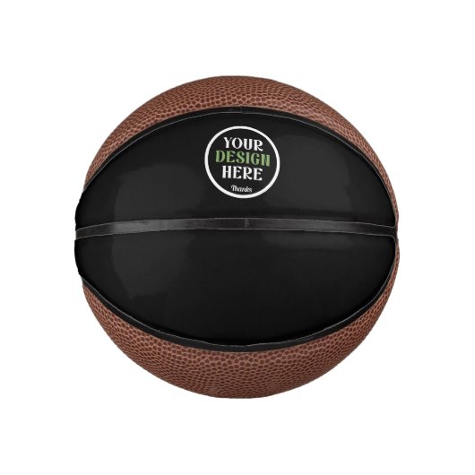 Aangepaste, unieke, slanke & minimalistische Hersh Basketbal (Voorkant)
