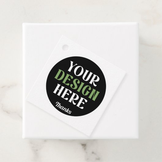Aangepaste, unieke, slanke & minimalistische Hersh Bedankjes Labels (In situ)
