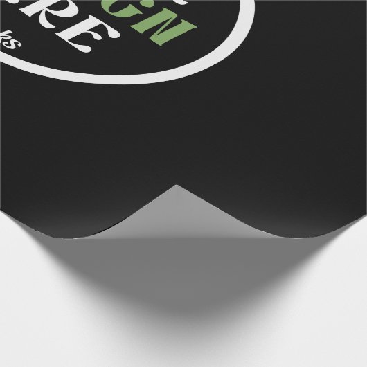 Aangepaste, unieke, slanke & minimalistische Hersh Cadeaupapier (Hoek)