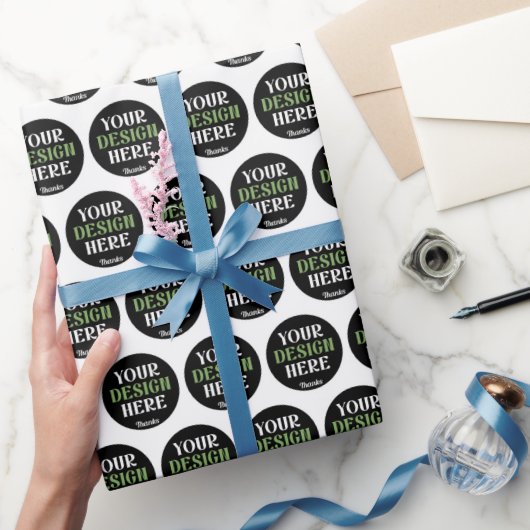 Aangepaste, unieke, slanke & minimalistische Hersh Cadeaupapier (Geschenken)