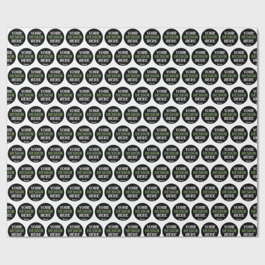 Aangepaste, unieke, slanke & minimalistische Hersh Cadeaupapier (Vlak)