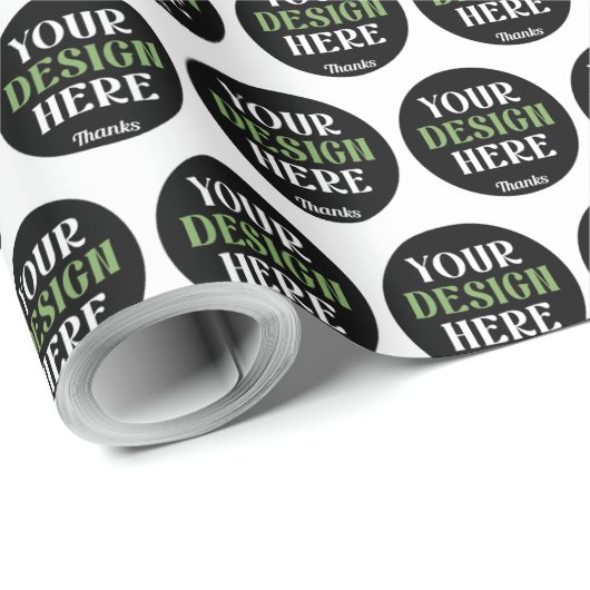 Aangepaste, unieke, slanke & minimalistische Hersh Cadeaupapier (Rol Hoek)