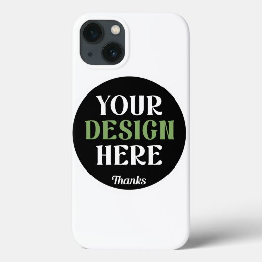 Aangepaste, unieke, slanke & minimalistische Hersh Case-Mate iPhone Case (Achterkant)