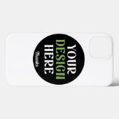 Aangepaste, unieke, slanke & minimalistische Hersh Case-Mate iPhone Case (Achterkant (horizontaal))