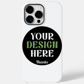 Aangepaste, unieke, slanke & minimalistische Hersh Case-Mate iPhone 14 Pro Max Hoesje