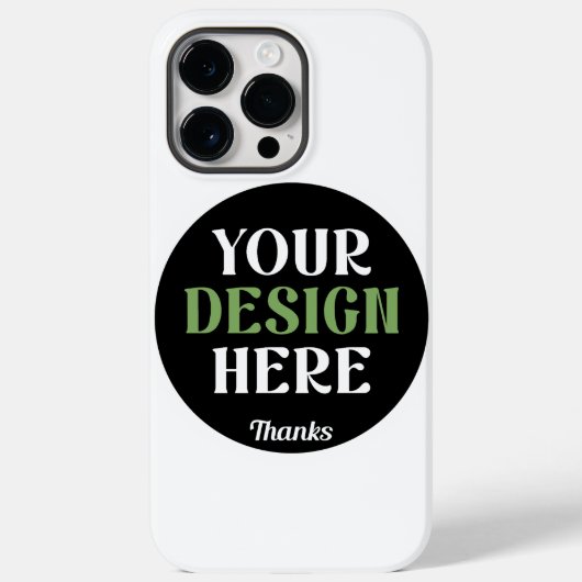 Aangepaste, unieke, slanke & minimalistische Hersh Case-Mate iPhone Case (Achterkant)