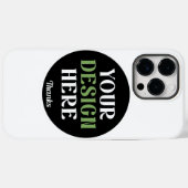 Aangepaste, unieke, slanke & minimalistische Hersh Case-Mate iPhone Case (Achterkant (horizontaal))