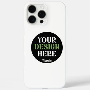 Aangepaste, unieke, slanke & minimalistische Hersh iPhone 16 Pro Max Hoesje