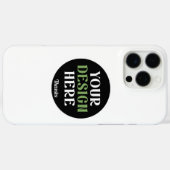 Aangepaste, unieke, slanke & minimalistische Hersh Case-Mate iPhone Case (Achterkant (horizontaal))