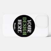 Aangepaste, unieke, slanke & minimalistische Hersh Case-Mate iPhone Case (Achterkant (horizontaal))
