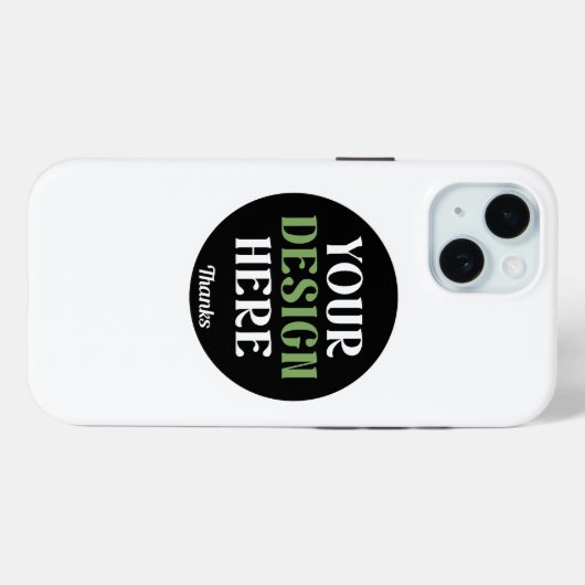 Aangepaste, unieke, slanke & minimalistische Hersh Case-Mate iPhone Case (Achterkant (horizontaal))