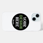 Aangepaste, unieke, slanke & minimalistische Hersh Case-Mate iPhone Case (Achterkant (horizontaal))