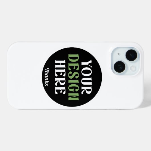 Aangepaste, unieke, slanke & minimalistische Hersh Case-Mate iPhone Case (Achterkant (horizontaal))