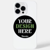 Aangepaste, unieke, slanke & minimalistische Hersh Case-Mate iPhone Case (Achterkant)