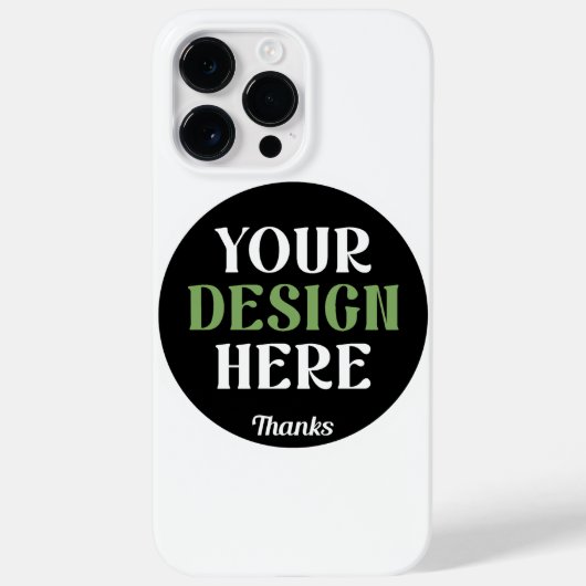 Aangepaste, unieke, slanke & minimalistische Hersh Case-Mate iPhone Case (Achterkant)