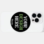 Aangepaste, unieke, slanke & minimalistische Hersh Case-Mate iPhone Case (Achterkant (horizontaal))