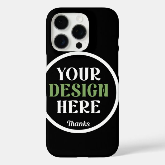 Aangepaste, unieke, slanke & minimalistische Hersh Case-Mate iPhone Case (Achterkant)