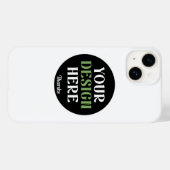 Aangepaste, unieke, slanke & minimalistische Hersh Case-Mate iPhone Case (Achterkant (horizontaal))