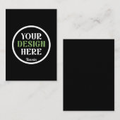 Aangepaste, unieke, slanke & minimalistische Hersh Contactkaartje (Voorkant / Achterkant)