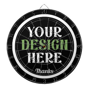 Aangepaste, unieke, slanke & minimalistische Hersh Dartbord