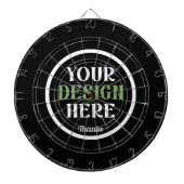 Aangepaste, unieke, slanke & minimalistische Hersh Dartbord (Voorkant)