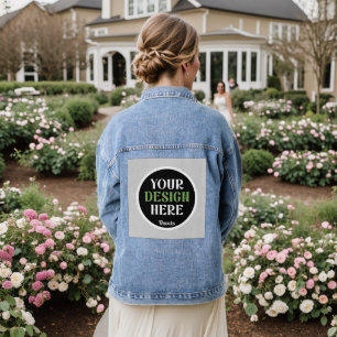 Aangepaste, unieke, slanke & minimalistische Hersh Denim Jacket