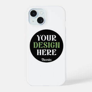 Aangepaste, unieke, slanke & minimalistische Hersh iPhone 15 Case