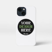 Aangepaste, unieke, slanke & minimalistische Hersh iPhone Hoesje (Achterkant)