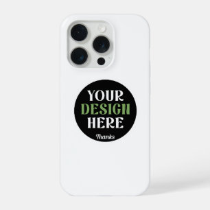 Aangepaste, unieke, slanke & minimalistische Hersh iPhone 15 Pro Case