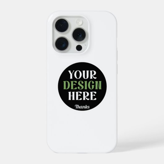 Aangepaste, unieke, slanke & minimalistische Hersh iPhone Hoesje (Achterkant)