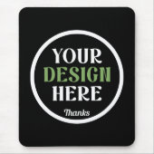 Aangepaste, unieke, slanke & minimalistische Hersh Muismat (Voorkant)