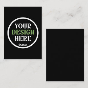 Aangepaste, unieke, slanke & minimalistische Hersh Notitiekaartje