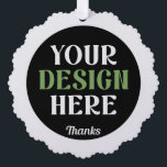 Aangepaste, unieke, slanke & minimalistische Hersh Ornament Kaart<br><div class="desc">Dit ontwerp is voor iedereen toegankelijk. Voel je vrij om de logo,  afbeeldingen,  tekst en kleuren aan te passen aan je voorkeuren. Dank u wel.</div>