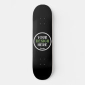 Aangepaste, unieke, slanke & minimalistische Hersh Persoonlijk Skateboard (Voorkant)