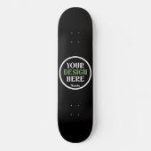 Aangepaste, unieke, slanke & minimalistische Hersh Persoonlijk Skateboard (Voorkant)