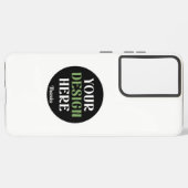 Aangepaste, unieke, slanke & minimalistische Hersh Samsung Galaxy Hoesje (Achterkant horizontaal)