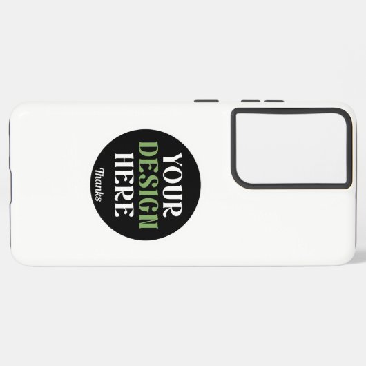 Aangepaste, unieke, slanke & minimalistische Hersh Samsung Galaxy Hoesje (Achterkant horizontaal)