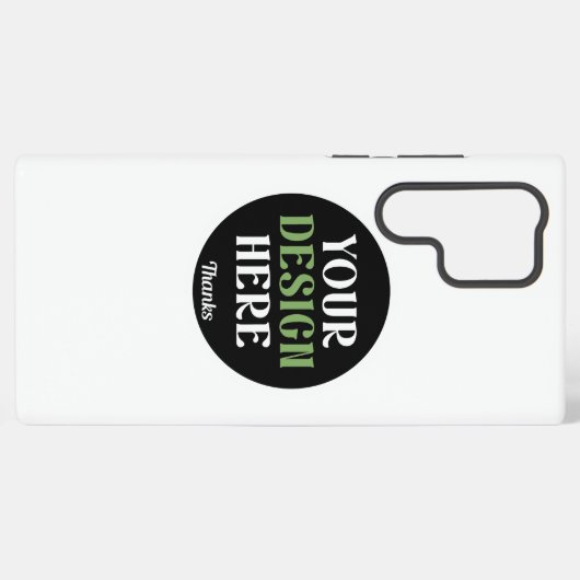 Aangepaste, unieke, slanke & minimalistische Hersh Samsung Galaxy Hoesje (Achterkant horizontaal)