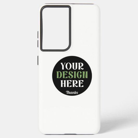 Aangepaste, unieke, slanke & minimalistische Hersh Samsung Galaxy Hoesje (Achterkant)