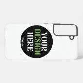 Aangepaste, unieke, slanke & minimalistische Hersh Samsung Galaxy Hoesje (Achterkant horizontaal)