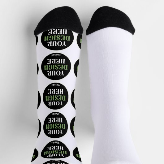 Aangepaste, unieke, slanke & minimalistische Hersh Sokken (Top)
