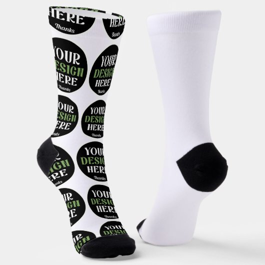 Aangepaste, unieke, slanke & minimalistische Hersh Sokken (Gebogen)