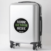 Aangepaste, unieke, slanke & minimalistische Hersh Sticker (Koffer)