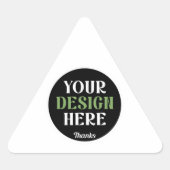 Aangepaste, unieke, slanke & minimalistische Hersh Sticker (Voorkant)