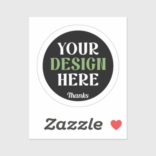 Aangepaste, unieke, slanke & minimalistische Hersh Sticker (Vel)