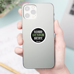 Aangepaste, unieke, slanke & minimalistische Hersh Sticker