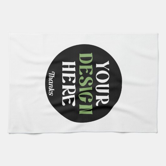 Aangepaste, unieke, slanke & minimalistische Hersh Theedoek (Horizontaal)