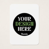 Aangepaste, unieke, slanke & minimalistische Hersh Visitekaartje (Voorkant)