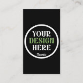 Aangepaste, unieke, slanke & minimalistische Hersh Visitekaartje (Voorkant)