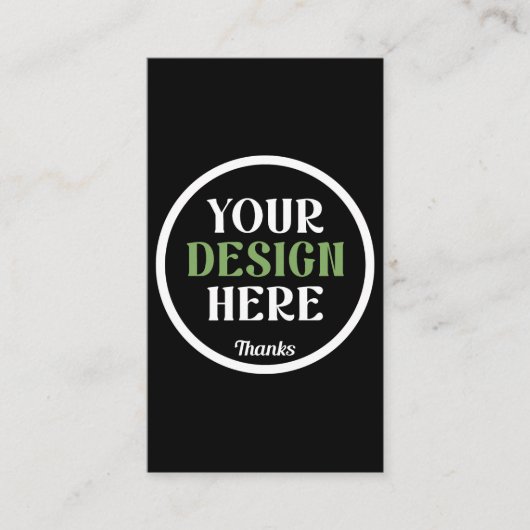 Aangepaste, unieke, slanke & minimalistische Hersh Visitekaartje (Voorkant)